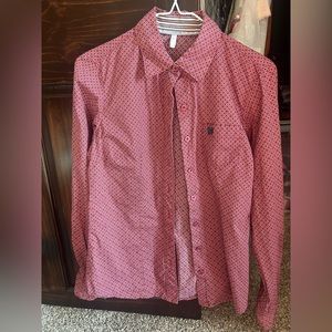 Womens cinch button up